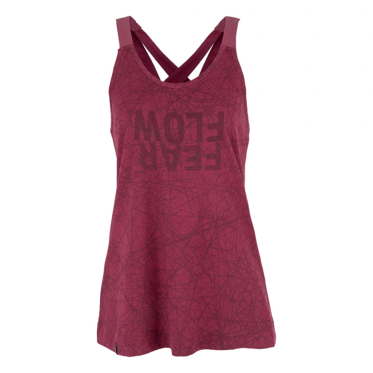 Salewa Women's Alpine Hemp Print Tanktop Purple/Red VZT-806193